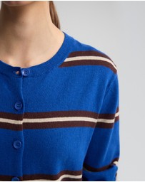 Oxford - Margurite Striped Cardigan