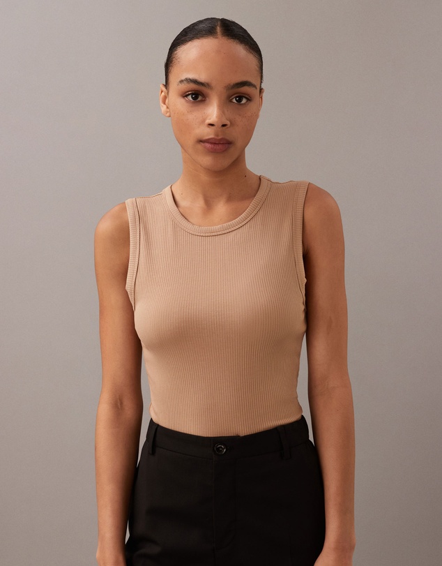 Calvin Klein - Fitted Ribbed Tank Top