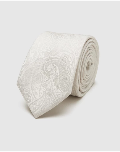 Politix - Silk Paisley Jacquard Tie