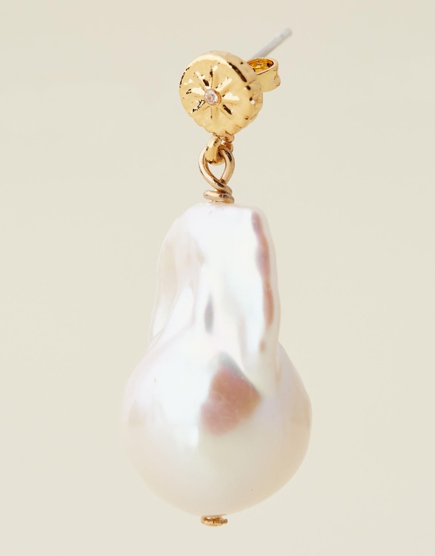 Carly Paiker - Sunburst Baroque Pearl Earrings