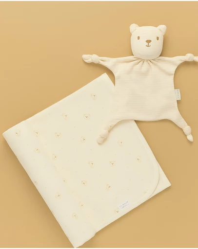 Purebaby - Bunny Rug  & Snookie Gift Pack-Babies