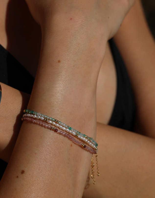 Luna Rae - Gold Vermeil - Cove Beaded Bracelet