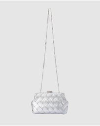 Olga Berg - Quinn Woven Clutch