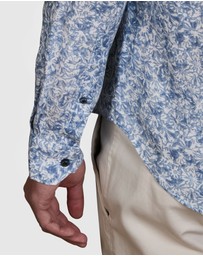 Abelard - Fiori Linen Classic Fit Shirt