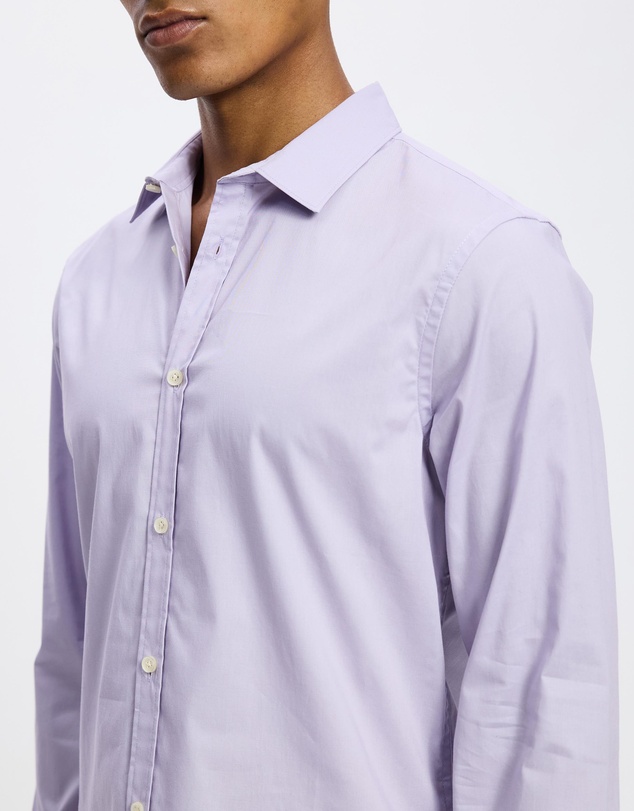Scotch & Soda - Seasonal Core Solid Slim-Fit Poplin Shirt