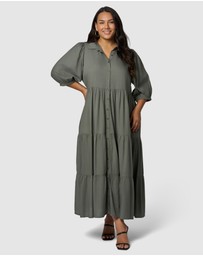 Sunday In The City - Halo Midi Shirt Dress