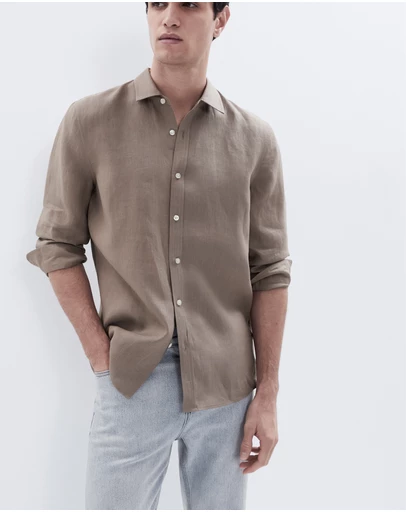UNISON - Linen Regular Fit Shirt