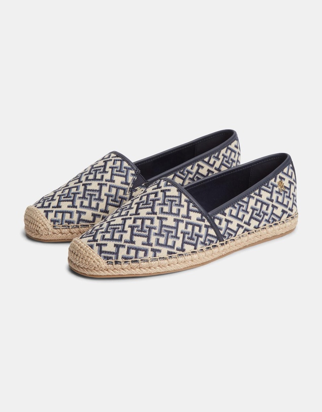 Tommy Hilfiger - Rana Monogram Jacquard Espadrilles - Women's