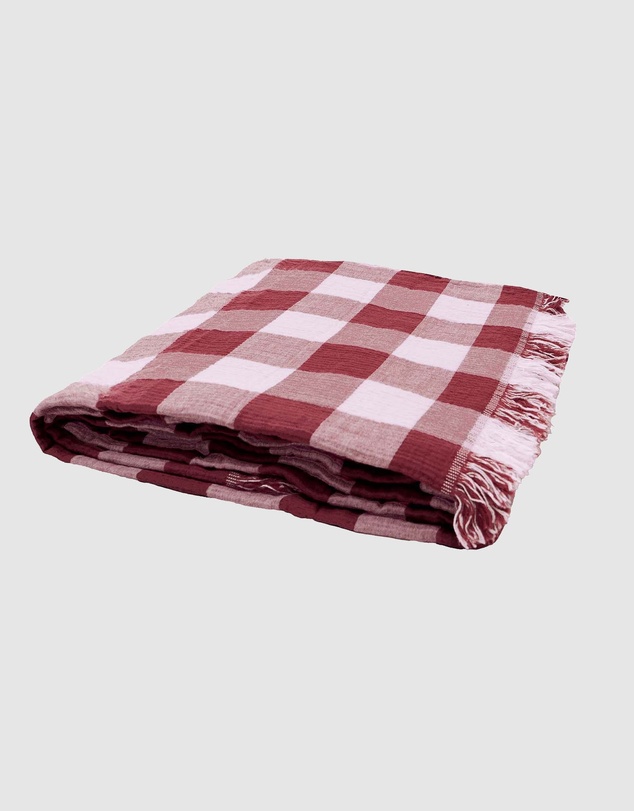 Bambury - Willow Cotton Gingham Throw