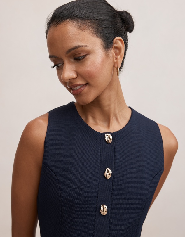 Forever New Petite - Amelia Petite Layered A-Line Midi Dress