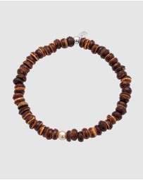 Kuzzoi - ICONIC EXCLUSIVE - Coconut Beads Bracelet in 925 Sterling Silver