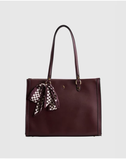Laura Jones - Scarf Work Tote Bag