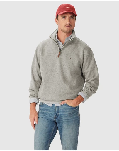 R.M.Williams - Mulyungarie 1/4 Zip Sweatshirt