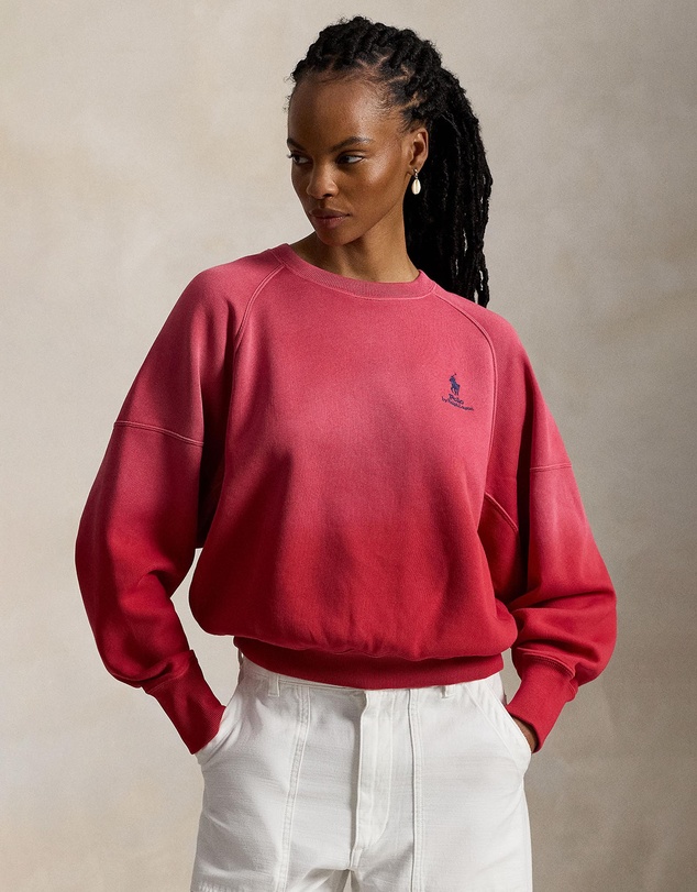 Polo Ralph Lauren - Logo Ombr Fleece Crewneck - The ICONIC Exclusive