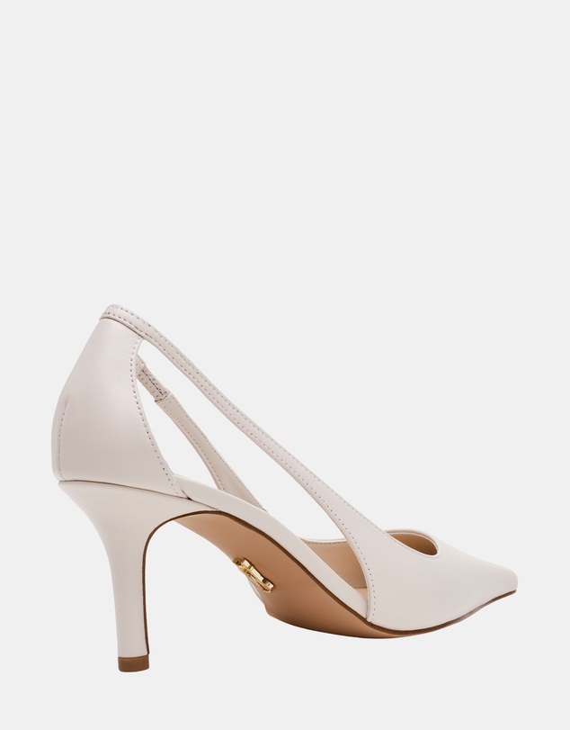 Steve Madden - Altra Ivory Pearl Leather Heels