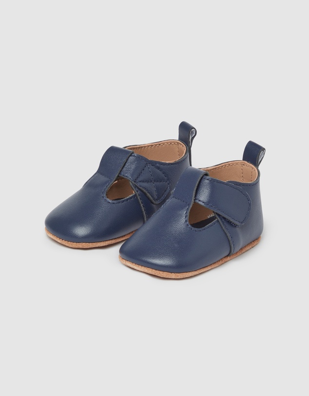 Purebaby - Leather T-Bar Prewalker Shoes - Babies