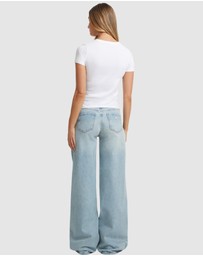 GUESS - GUESS JEANS Eco G11 Wide Leg Jeans