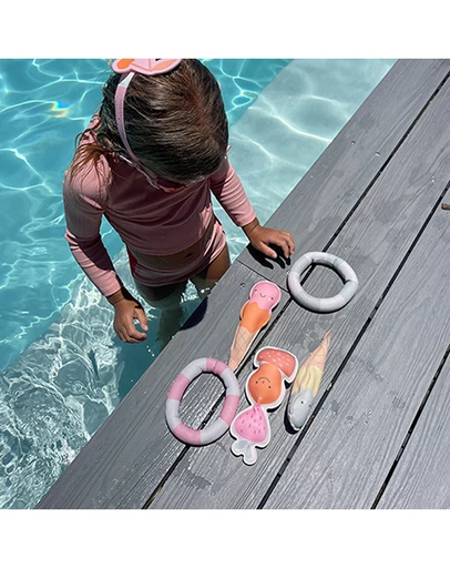 Sunnylife - Dive Buddies Cotton Candy Multi Set of 6