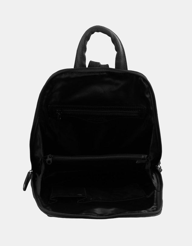 Milleni - Milleni Ladies Genuine Leather Twin Zip Backpack