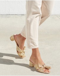 Loeffler Randall - Emilia Pleated Knot Mules