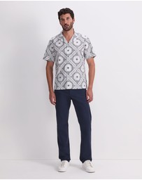 Sportscraft - Bandana Short Sleeve Resort Shirt
