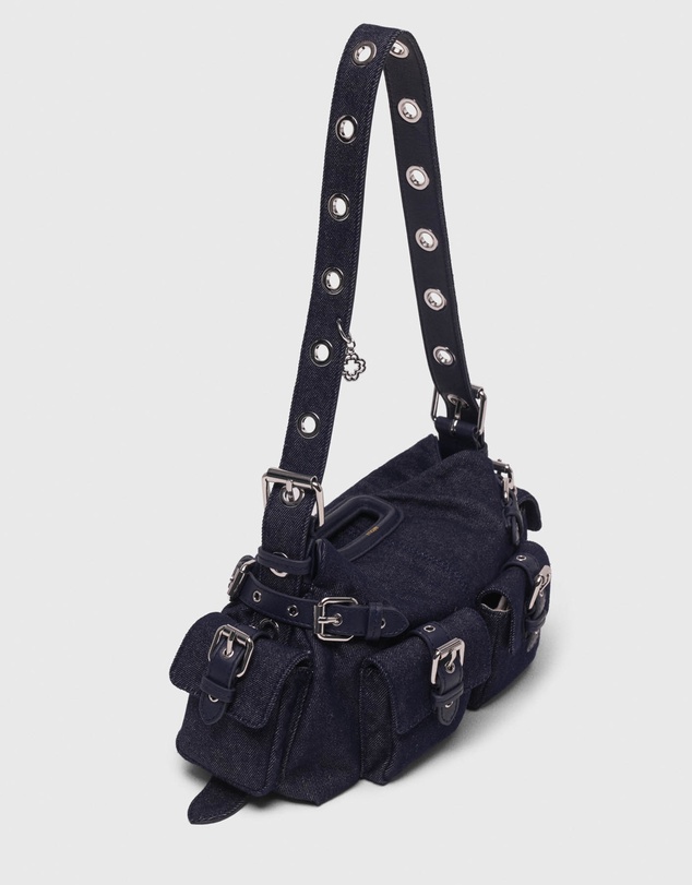 Maje - Miss M Pockets Denim Handbag