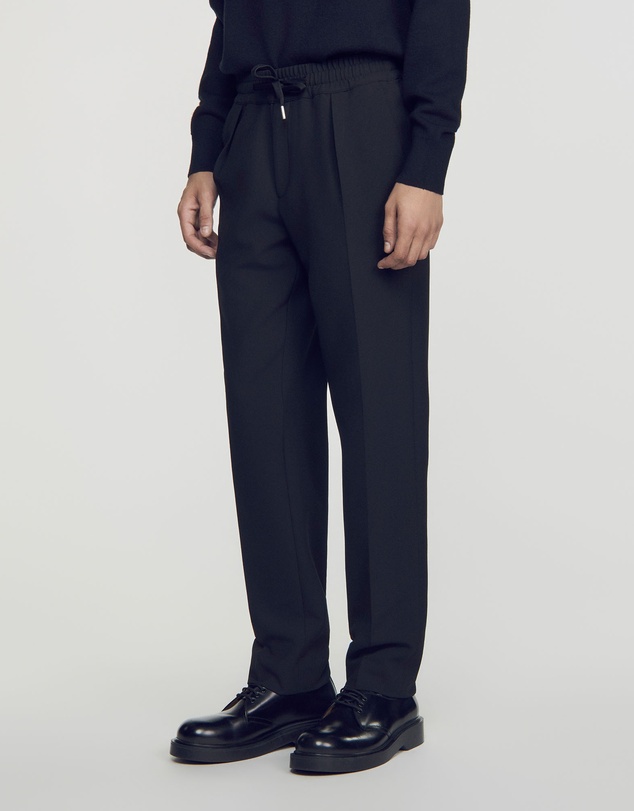 Sandro - Jersey Pli Pants