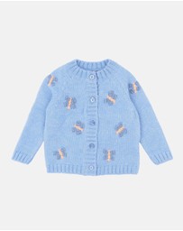 Fox & Finch - Wild Garden Hand Embroidered Cardigan - Kids