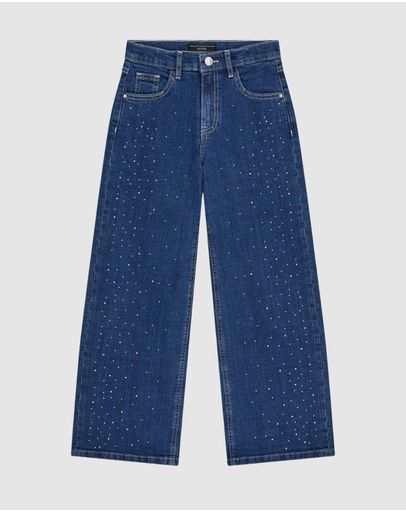 INDIGO FULL OF STRASS WASH