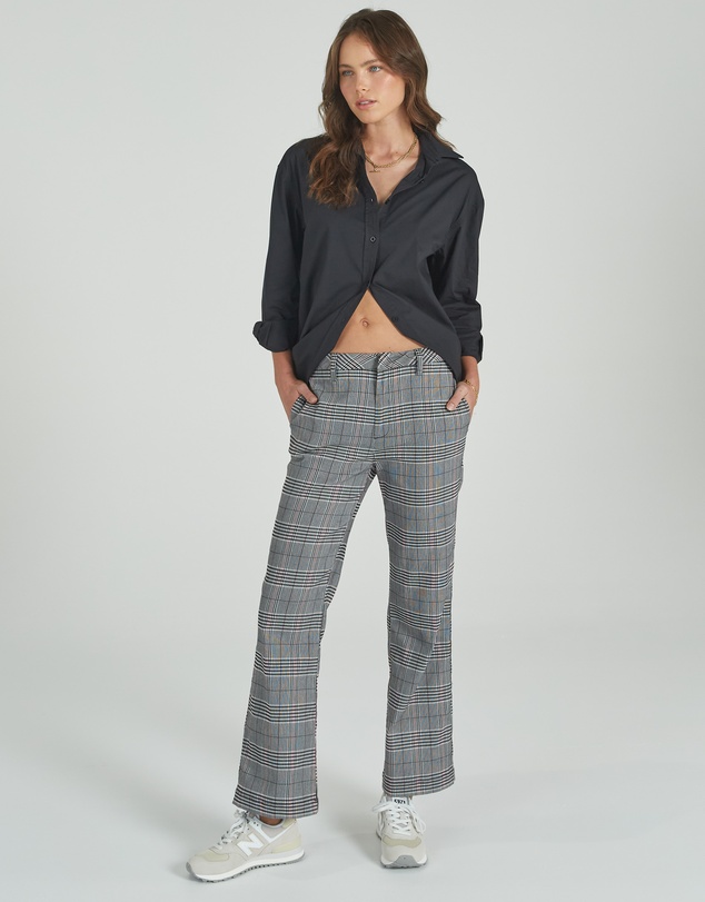 DRICOPER DENIM - Check Kick Flare Trousers