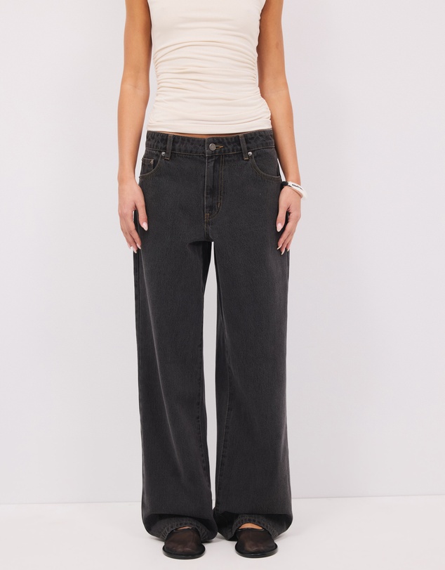 Calli - Tyla Mid Rise Baggy Jeans