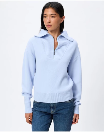 Perfect Moment - Half Zip Fleece Top