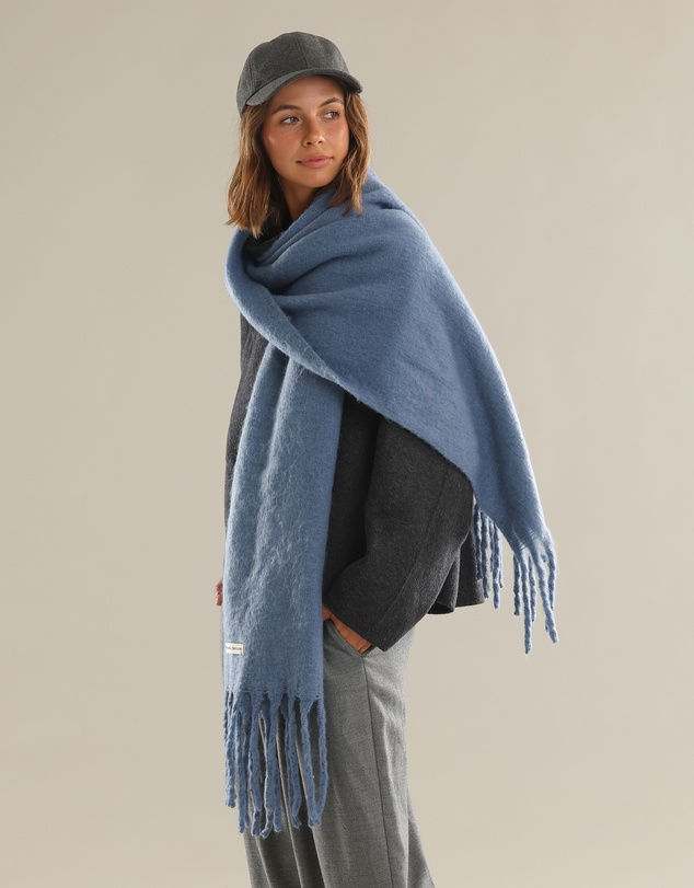 Morgan & Taylor - Ella Woven Scarf in Blue