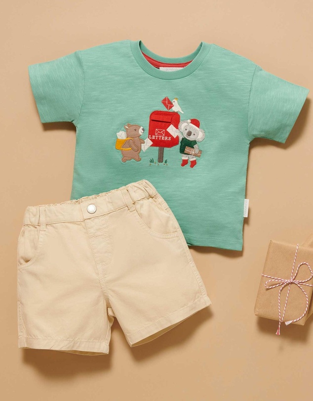 Purebaby - Knee Length Short -Kids-Babies