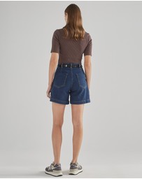 DRICOPER DENIM - Split Rib Top