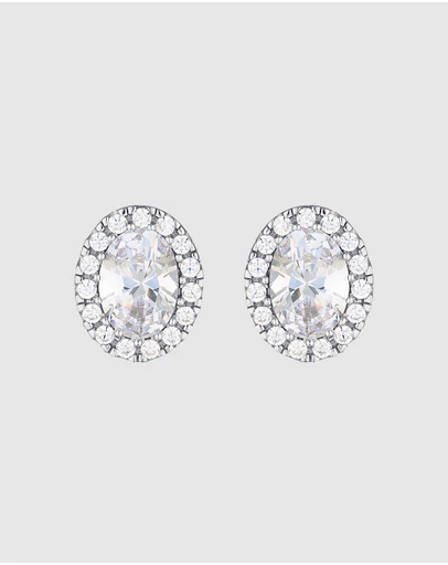 Georgini - Oval Halo Stud