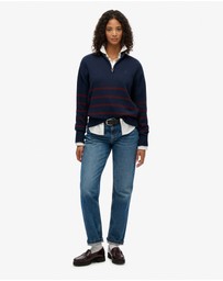 Superdry - Cotton Half Zip Knit