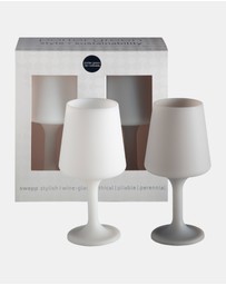 porter green - swepp | silicone unbreakable wine glasses