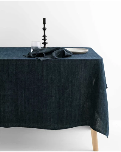 Aura Home - Vintage Pure Linen Tablecloth