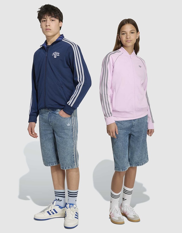 adidas Originals - Loose Denim Jorts - Kids-Teens
