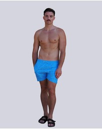 Gali Swimwear - Para-Kiira Baaka Cyan Swim Short