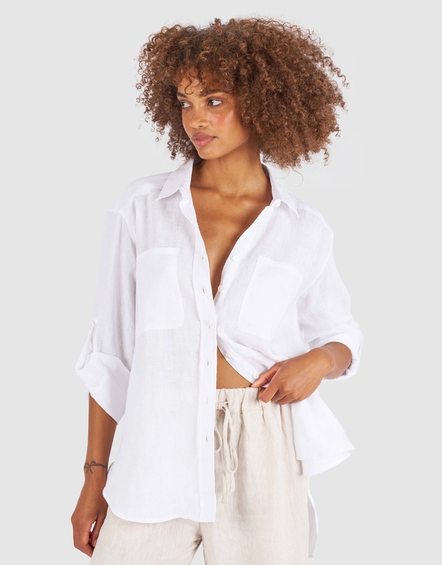 CAMIXA - Luna Oversize Linen Shirt