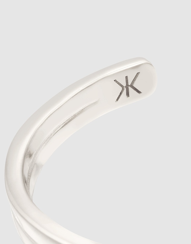 Kuzzoi - ICONIC EXCLUSIVE - Twisted Cuff Bracelet in 925 Sterling Silver
