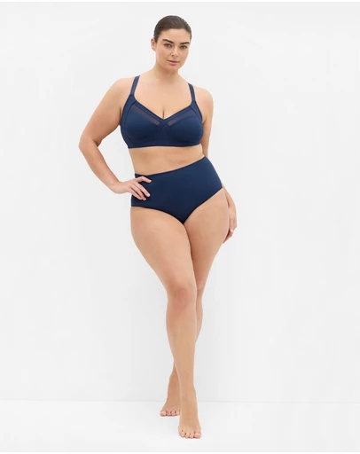 City Chic - Plus size Ophelia Underwire Bra - black
