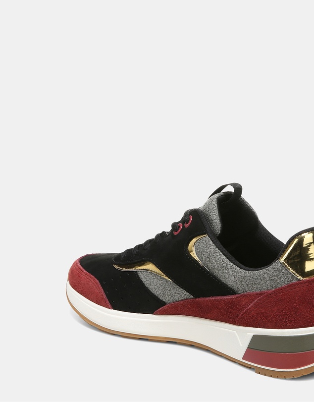 Vionic - Nova Casual Sneaker - Black/Shiraz
