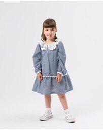 Goldie + Ace - Gingham Collared Dress - Babies-Kids