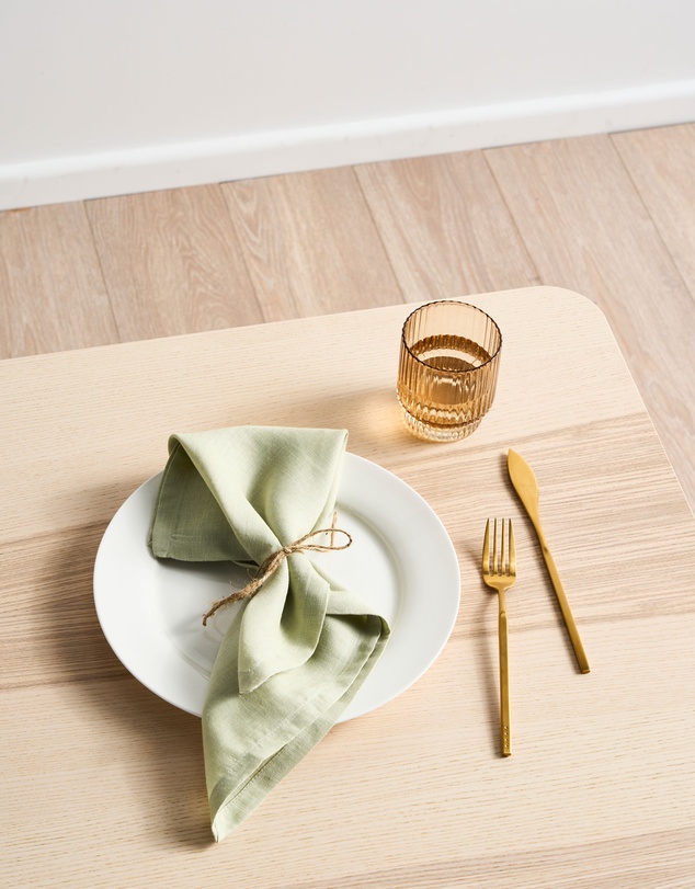 Linen House - Nimes Pure Linen 4 Piece Napkin Set