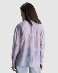 Calvin Klein Jeans - Sheer Relaxed Utility Shirt