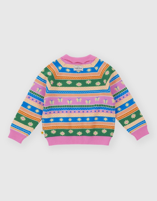 Goldie + Ace - Flutter By Knit Cardigan - Babies-Kids