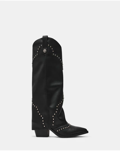 Steve Madden - Streamline Black Boots